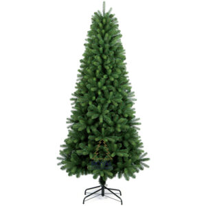 Extra Sottile Albero di Natale Artificiale - Alaska PE / PVC Premium - 210 cm