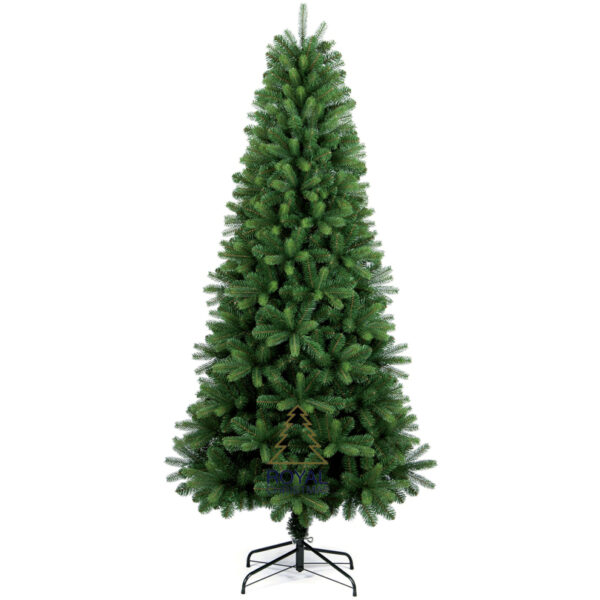 Extra Sottile Albero di Natale Artificiale - Alaska PE / PVC Premium - 210 cm